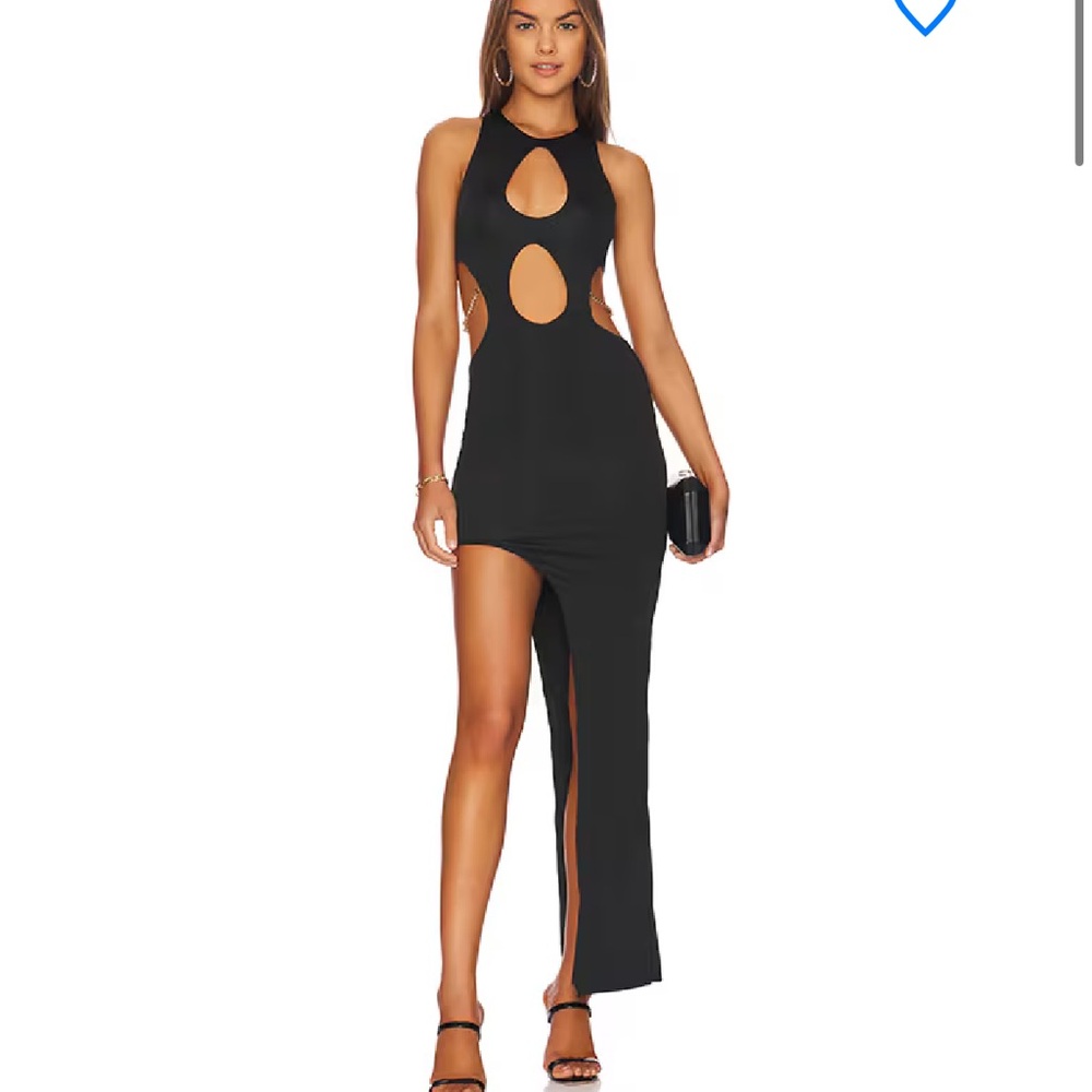 Black maxi dress